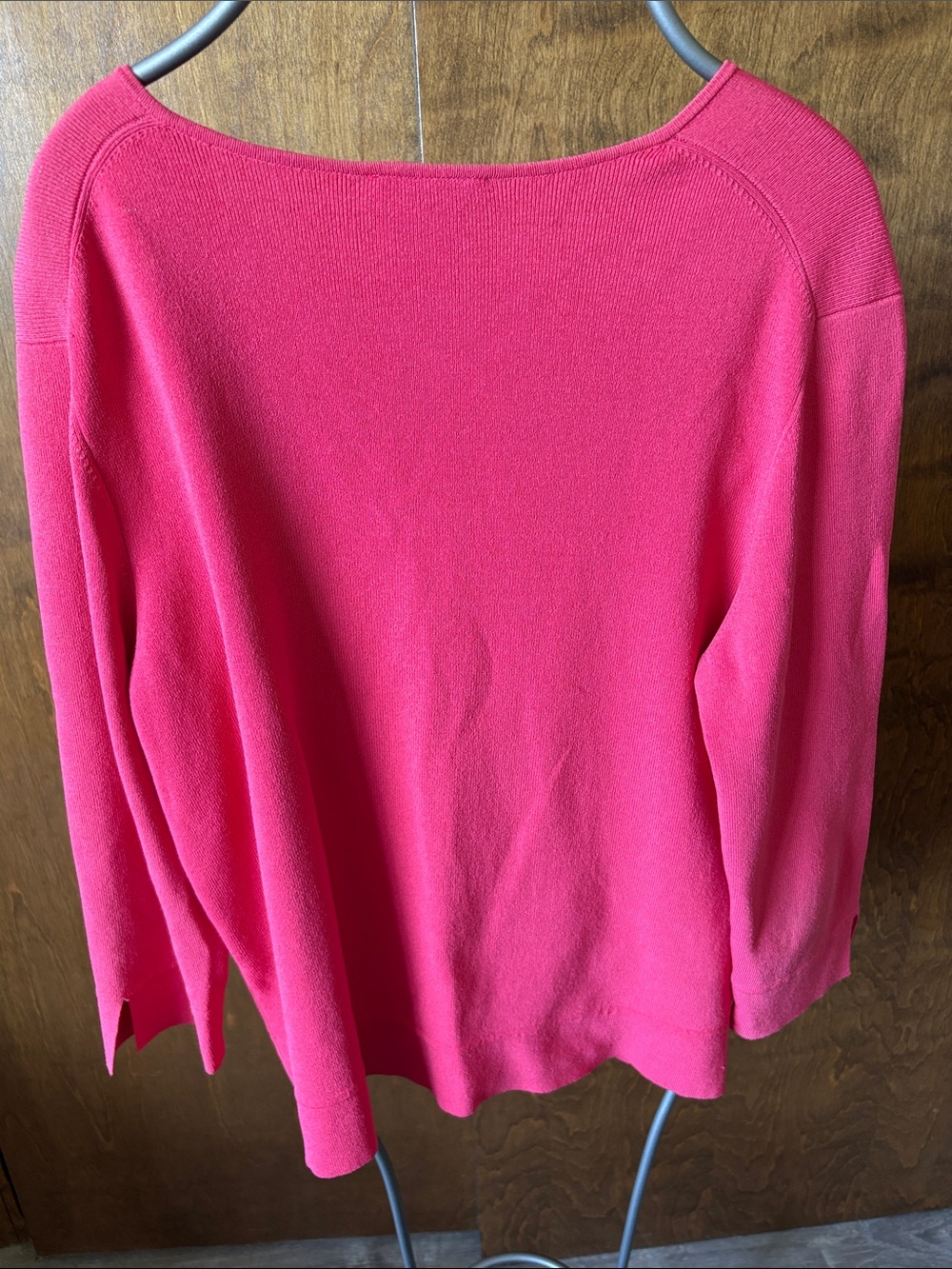 Talbots Bright Pink Button-Front Cardigan - Picture 8 of 8